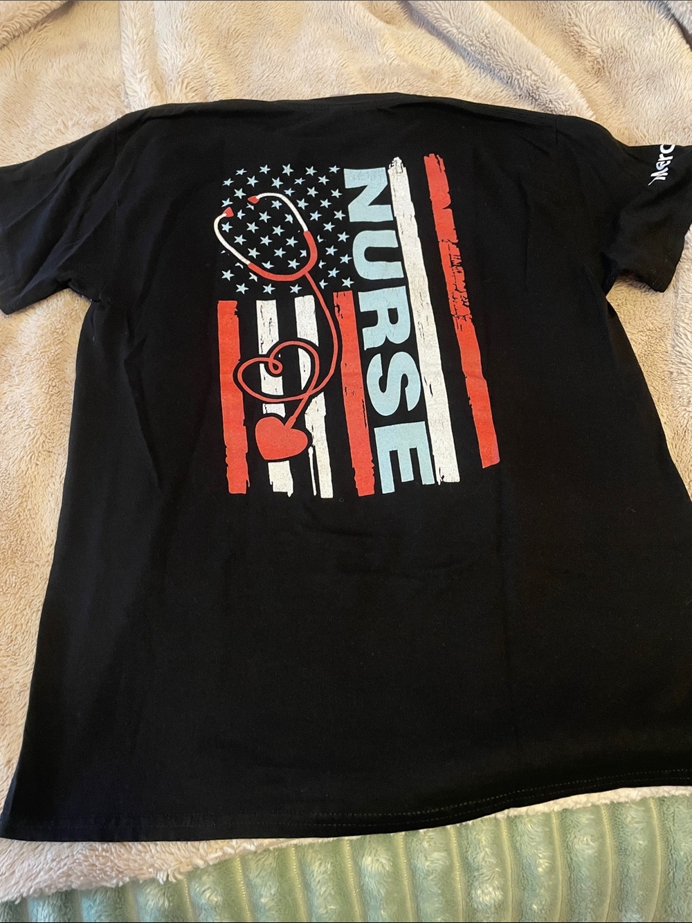 Gildan Black Short-Sleeve Tee with Nurses Week 2022 Print